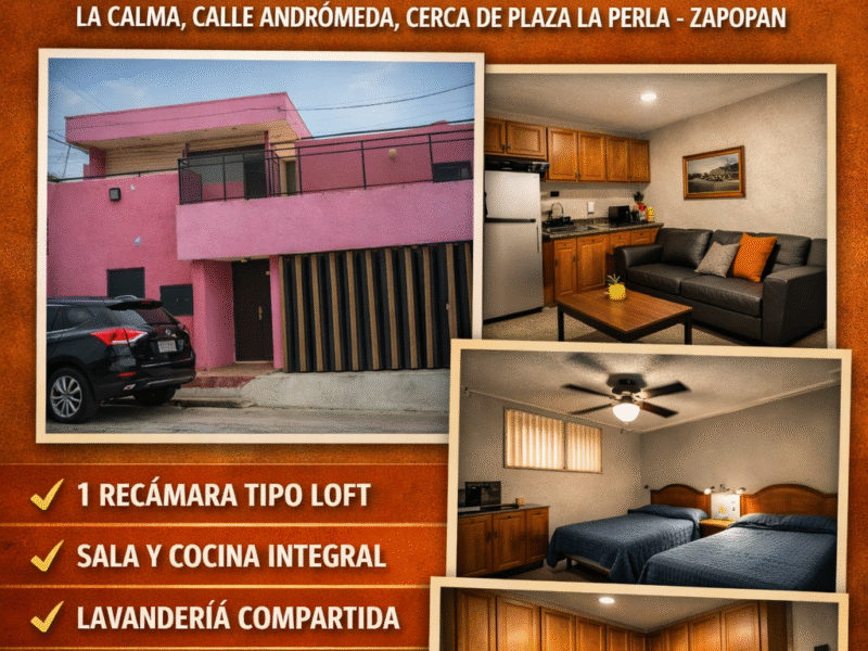 RENTO 3 DEPAS TIPO LOFT EN LA CALAMA AMUEBLADOS